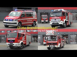 [Dritter BMA-Alarm📟🚨] Löschzug auf Einsatzfahrt | Fw Magdeburg Nord || Feuerwehr Magdeburg |