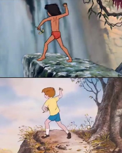 This is how Disney recycled the animation of its classic movies. Another reason why Disney’s magic is never just a coincidence. #disney #animation #art