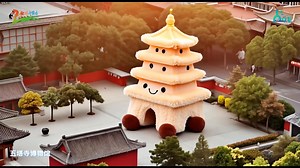 8.1K views · 235 reactions | Several famous buildings in northern China's Hohhot City have become cartoon characters, and they are so adorable!  | Across Inner Mongolia | Facebook
