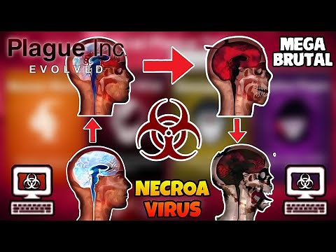 Plage Inc. Mega Brutal Necroa Virus Walkthrough || Destroying Humans With Zombie Plague