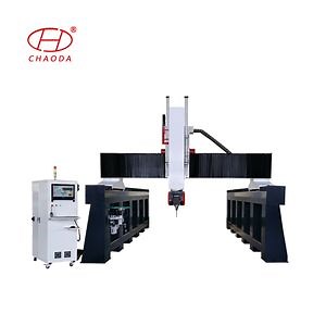 [Hot Item] Double Rotation Head 5 Axis CNC Router, 5D Mouldings CNC Machine for Complicated Mould Making