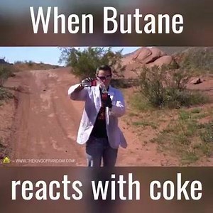 2.7K views · 116 reactions | When butane reacts with coke  | Chemistry Lover | Facebook