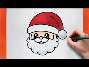 COMMENT DESSINER LE PÈRE NOËL ETAPE PAR ETAPE