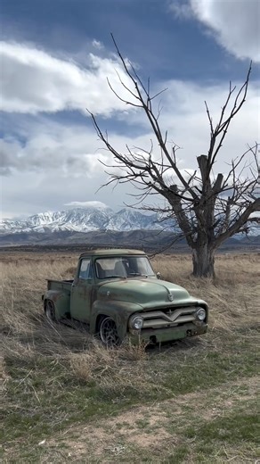One Sweet Powerstroked Fat Fender ‘55 @pigpenthe55 #sweetpatina #pigpenthe55 #1955 #ford #f100 #powerstroke #dieseltrucks #thetrendwithnoend #notbuiltforyourapproval | The Sweet Patina