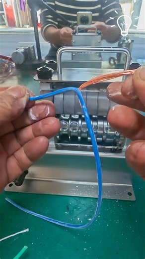 1.7K views | Check out this efficient wire stripping machine!⚡️ | Fascinating Woman | Facebook