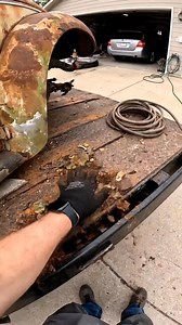 Is This Even Salvageable? 1950s VW Beetle. ​#RustyCar #RustBuckets #SatisfyingRust #Crunchy #CarRestoration #RustRemoval #DIYRestoration | Everyday Fixer