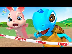 The Tortoise And The Hare Song - Animal Race Story | Super Sumo Nursery Rhymes & Kids Songs