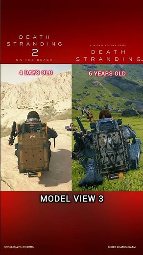 Death Stranding 2 On The Beach vs Death Stranding Comparison - Model View 3