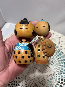 Vintage Signed Kokeshi Doll: Boy Nodder or Girl Spinner - Etsy Australia