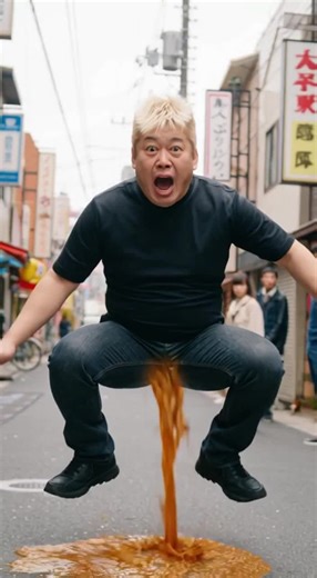 噴出パワーで移動するホリエモン #ホリエモン #西くん