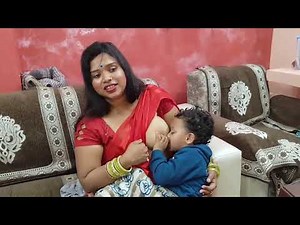 Tanya mom breastfeeding vlog।। indian village mom breastfeeding vlog 😘।। desi bhabhi।। breastfeeding