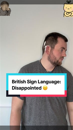 Today’s British Sign Language sign? ✨ Today’s sign is: #Disappointed #😕 ! Curious to learn more? I share a new BSL sign every day – perfect for beginners, learners, and sign lovers! #disappointing #nothappy 🔍 P.S. I’m from the South of the UK, so some signs might be regional! Let’s celebrate language and inclusion together 💬💙 #BritishSignLanguage | The Deaf Chef