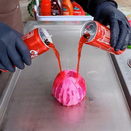 21 reactions | What happens when giving Dragon Fruit + COCA COLA - Soda fruit ice cream compilation #asmr,#icecream,#icecreamrolls,#rolledicecream,#friedicecream | Transform Cake | Facebook