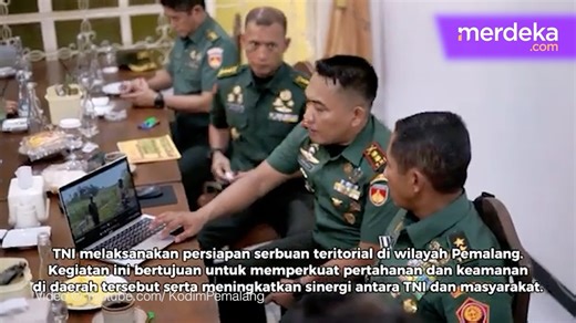 Dipimpin Bintang Dua Asisten Panglima Agus, TNI Siapkan Serbuan Teritorial di Pemalang | MERDEKA.com