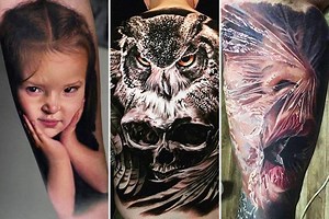 These hyper realistic 3D tattoos will make you do a double take