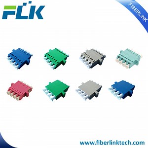 [Hot Item] Optical Fiber Different FTTH Quad Flange LC Singlemode Multimode Om3 Om4 Upc/APC/PC