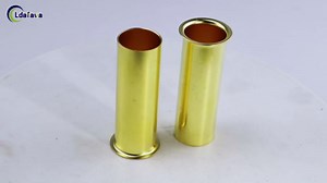 Drain Tube Plug Reinforced Brass Rustproof High Strength Transom Drain Tube for Splashwell Livewell Installation Boat Drain Tube Plug Brass Marine Drain Tube