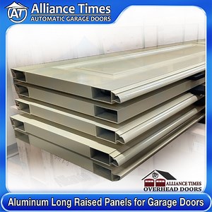[Hot Item] Aluminum Long Raised Panel Sectional Automatic Garage Doors with Custom Color Options