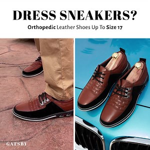 Tired of Coming Home With Feet Sore From Dress Shoes? 👞 The orthopedic design of Gatsby Shoes guarantees you’ll feel comfortable—even after a full workday! ☑️ Made with premium leather by professional shoemakers. Normal & wide sizes available! Put an end to foot pain with Gatsby Shoes > > > www.gatsbyshoes.co/buy | Insight
