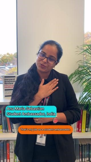 “Embrace the richness of Canada’s multiculturalism, stay resilient in the face of challenges and actively engage with your academic and local communities.” -Anu Maria Sebastian 🙋‍♀️ Anu became a student ambassador to gain leadership experience, expand her network, and contribute to a positive school community. Come chat with her at the front desk for guidance. 💬 #FCT #myFCT #FlemingCollegeToronto #InternationalStudents #StudyAbroad #Toronto #StudentAmbassador | Fleming College Toronto