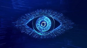 4K Futuristic digital eye scanner Programmation : vidéo de stock (100 % libre de droit) 3913205643 | Shutterstock