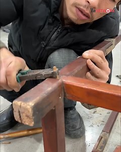 Safe money box made from the wood of an old chair ------- ©️ The content exploitation copyright belongs to VieNETWORK #VieNETWORK #VieLax | VieLax