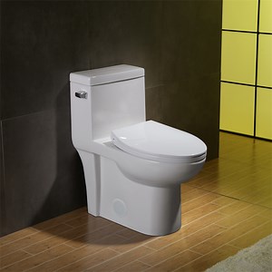 [Hot Item] Modern Design Sanitary Ware Ceramic Washdown One Piece Toilet Bowl with Design Patent