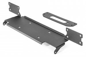 JCR Offroad JLHR-WP-PC Winch Mount Plate for 18-22 Jeep Wrangler JL Rubicon with Factory Steel Bumper