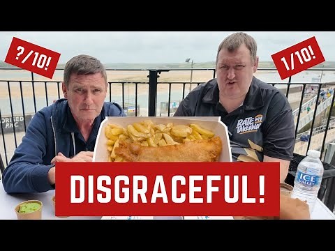 I Review FISH AND CHIPS with RATE MY TAKEAWAY! DISGRACEFUL!