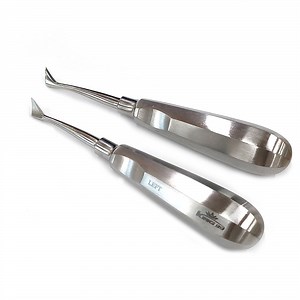 [Hot Item] Medizinischer Cryer Wurzelheber Zahnextraktion Hebel Links & Rechts Chirurgische Wurzelheber Edelstahl Zahninstrumente