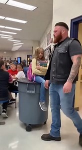 70K views · 712 reactions | Hells Angel Visit His Daughter...