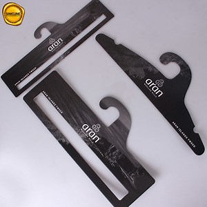 [Hot Item] Custom Recycled Paper Hanger Scarf Hanger Belt Hanger for Display