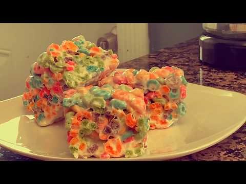 DIY FRUIT LOOPS CRISPY TREATS