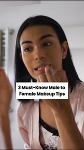 3 Must-Know Male to Female Makeup Tips ✅ Neutralize beard shadow with pink or red corrector ✅ Contour your jawline for a feminine face shape ✅ Use quality makeup brushes for the best results #crossdressing #mtf #transgender #maletofemale #trans | Lucille Sorella's Femme Secrets