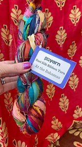 Have you seen our up-cycled sari silk ribbon yarn? It is handmade from strips of up-cycled saris and it is super easy to craft with! Check out this super simple garter stitch scarf! It used 2 hanks of yarn on 12mm needles with 15 stitches across! #DarnGoodYarn #yarncrafts #EasyKnitting #InstaKnit #KnittersofInstagram #HandmadewithLove #YarnAddict | Darn Good Yarn | Facebook