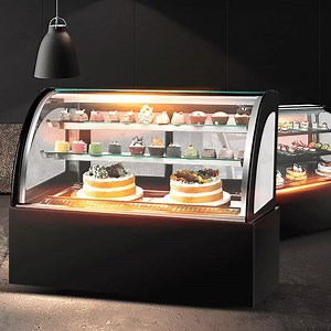 [Hot Item] Commercial Bakery Display Case Bread Cake Display Cabinet Machine for Dessert Store