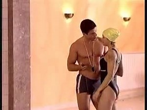 Sexy Swim Team Has Massive Workout Room Orgy