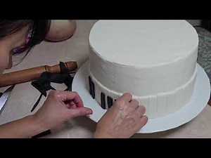 Musical Piano Cake Design | Elegant Music-Themed Cake Decoration
