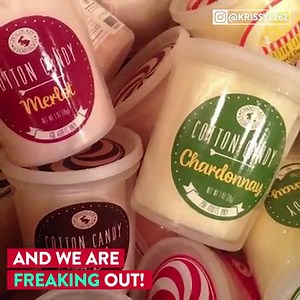 246K views · 1.3K reactions | CHARDONNAY flavored cotton candy is perfect for adults with a sweet tooth! | Clevver | Facebook