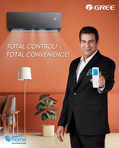 14K views · 116 reactions | We have designed your Gree AC Remote with smart capabilities and programmable settings. This gives you complete control of your comfort with utmost ease. https://bit.ly/45YCeL2 . #Gree #MarvelofTechnology #G10Inverter #PularSeries | GREE | Facebook