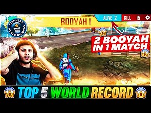 TOP 5 WORLD RECORD IN FREE FIRE ⚡⚡ | HIGHEST KILLS IN CLASH SQUAD CUSTOM MATCH | GARENA FREE FIRE