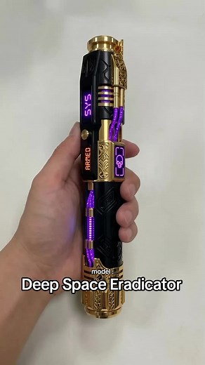 Deep Space Eradicator: Transformable Sword ASMR Satisfying Clip
