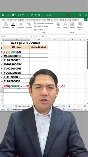 Hàm Len trong Excel #dattinhoc #hocexcelonline #hamexcel #excelcoban #Excel | Đạt Tin Học | Facebook