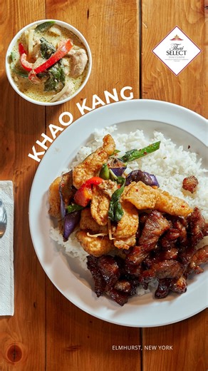 A staple in the NY dining scene, @khaokangnyc serves up a selection of build-your-own meals from a choice of Thai entrees & rice. Their dedication to rich Thai flavors makes them a great Thai Select approved restaurant! Have you tried this favorite steam-table destination? 🍽 Thai rice-and-curry shop 📍 Elmhurst, NY #ThaiSelect #AuthenticThai #ThaiSelectUSA #ThaiFlavors #LocalGem | Thai Select USA