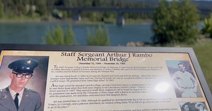 Libby bridge officially named for fallen soldier