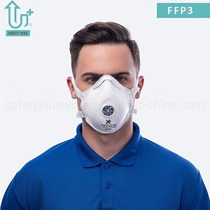 [Hot Item] OEM Factory Breathable Dust FFP2 Filter Mouth Cover N95 FFP3 Face Masks Particulate Respirator with Elastic Headband