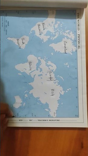 Filling The World Physical Map😍