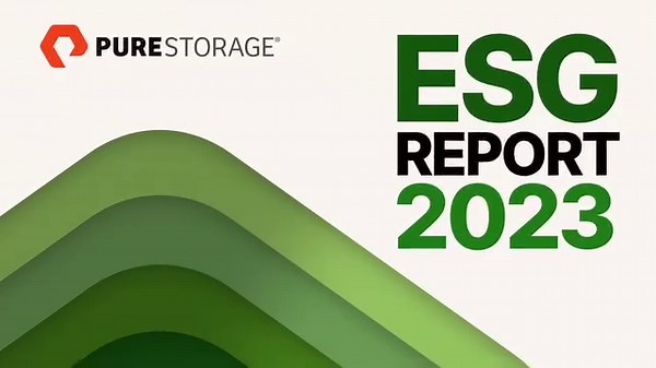 As we progress on our ESG journey, Pure Storage is committed to continually maturing our programs and disclosures to drive greater impact and inform our stakeholders of our sustainability achievements and ambitions. The 2023 Pure Storage annual ESG Report provides a comprehensive update on our environmental, social, and governance journey. Learn more: https://purefla.sh/3NwZC97 #data #DataStorage #PureStorage #ESG #Sustainability #Equity #Diversity #CarbonFootprint #CarbonNeutral #DataCenter #IT