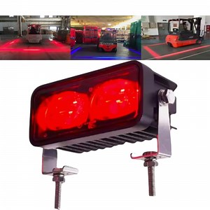 30W Red Blue Forklift Safety Rectangle Light for Warehouse Danger Zone Warning