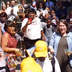How did DP Charter Middle School celebrate the end of Prep Academy last week? With a scholar parade! Teachers and parents showered our scholars with confetti, applause, and “2029” chants (the year they will graduate from college)! Are you ready for the first day of school next week?!🎉 #DREAMBig | Democracy Prep Public Schools